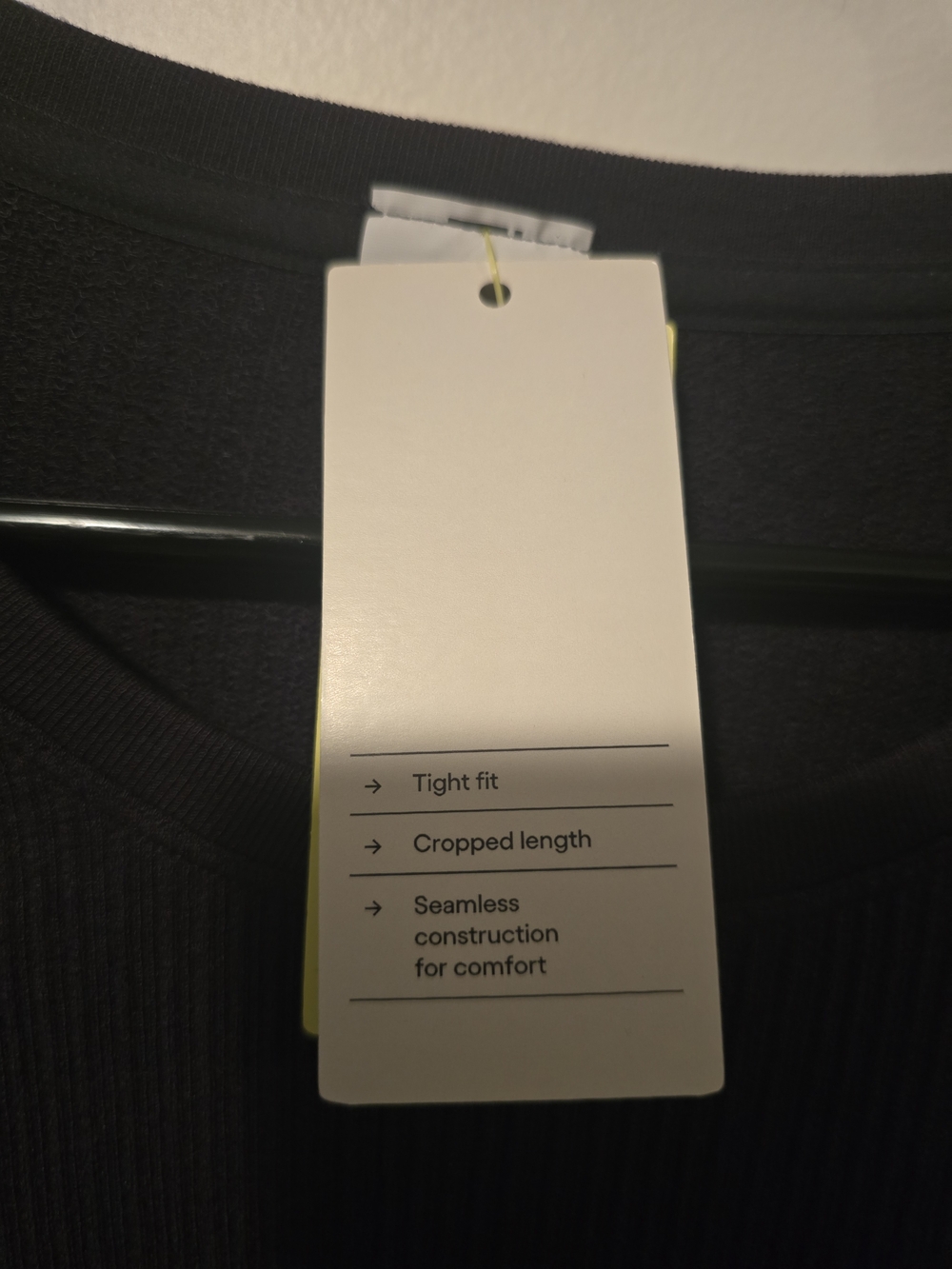 All In Motion NWT Ribbed Performance Long-Sleeve Crop Top - Picture 4 of 5
